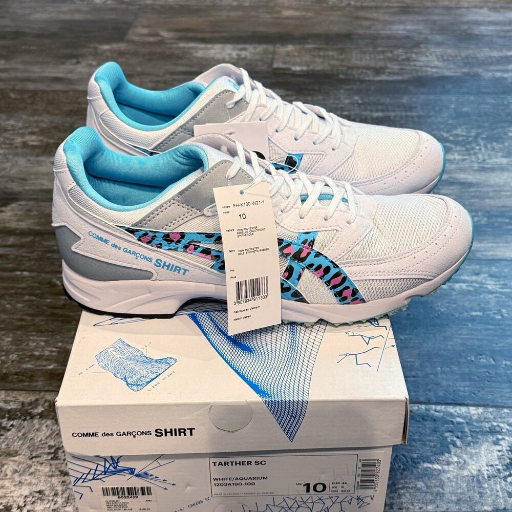 Comme des Garcons x Asics‎ Gel Tarther SC Shoes Mens Sneakers Size 10 NIB $550 - Picture 7 of 16